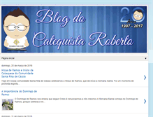 Tablet Screenshot of catequistaroberto.com.br